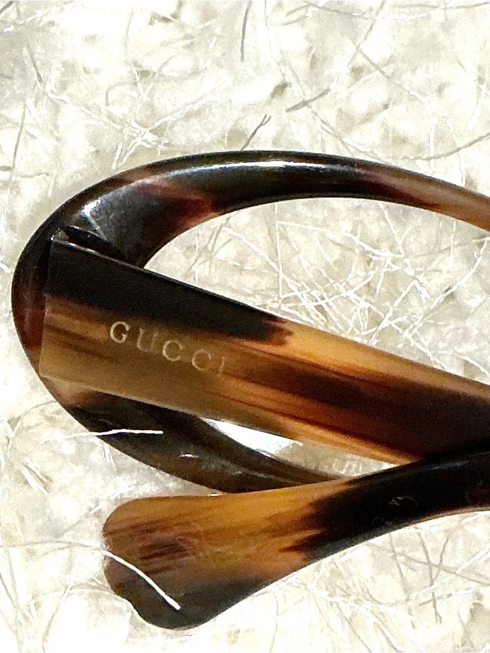 Gucci Brown Tortoise Cat-Eye Women's Glasses